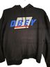 Obey Black Pullover Hoodie Size L - photo 1