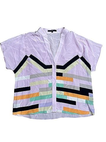 Tibi Short Sleeve Blouse (view 1)