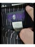 Morbid Threads Pink &amp; Silver Pinstripe Formal Skirt - photo 3