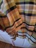 Maggie Barnes 100% Silk Plaid Multi Color Button-Down Shirt Size 18 - photo 4