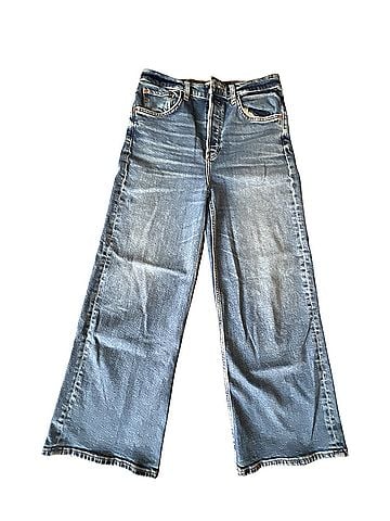 RE/DONE high rise wide leg crop 190-WHRWLCP Jeans (view 1)