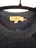 Tory Burch 100% Merino 100% Nylon Black Gray Pullover Sweater Size M - photo 3