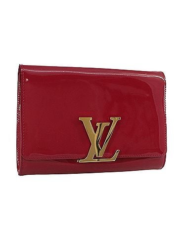 Louis Vuitton Louise Clutch Patent Pink Patent_Leather Bag (view 1)