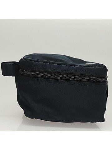 Prada Zip Around Toiletry Tessuto Navy Nylon Clutche &amp; Pouche Bag (view 2)
