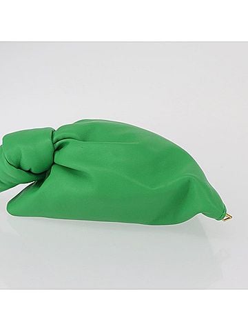 Bottega Veneta Bv Twist Leather Green Leather Handbag (view 2)
