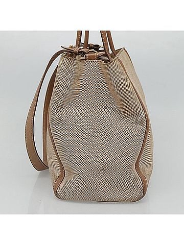 Fendi 2Jours Canvas Beige Canvas Tote Bag Bag (view 2)