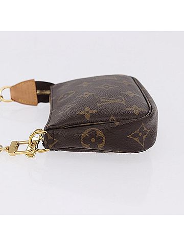 Louis Vuitton Mini Pochette Accessoires Canvas Brown Canvas Clutche &amp; Pouche Bag (view 2)