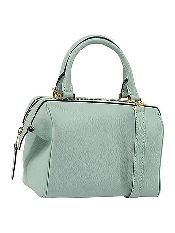 Céline Vintage Leather Blue Leather Handbag (view 1)