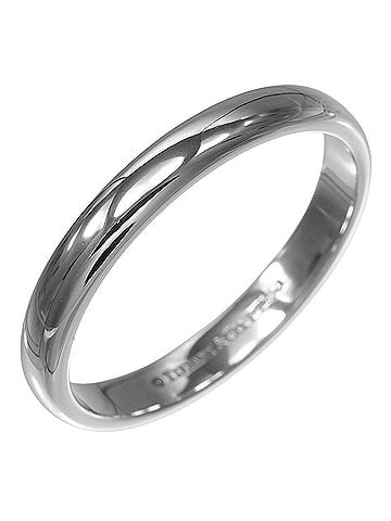 Tiffany & Co. Forever Band Platinium Silver Platinum Ring Jewelry (view 1)