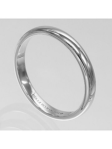 Tiffany & Co. Forever Band Platinium Silver Platinum Ring Jewelry (view 2)