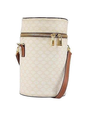 Céline Vintage Macadam Canvas Beige Pvc Shoulder Bag Bag (view 1)