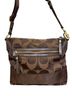 Coach 100% Canvas Print Brown Leather Shoulder Bag One size - photo 2