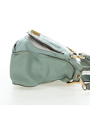 Chloé Marcie Top Handle Leather Green Leather Handbag (view 2)
