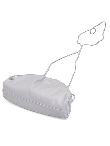 Bottega Veneta The Pouch Coin Purse Leather White Leather Clutche &amp; Pouche Bag (view 2)