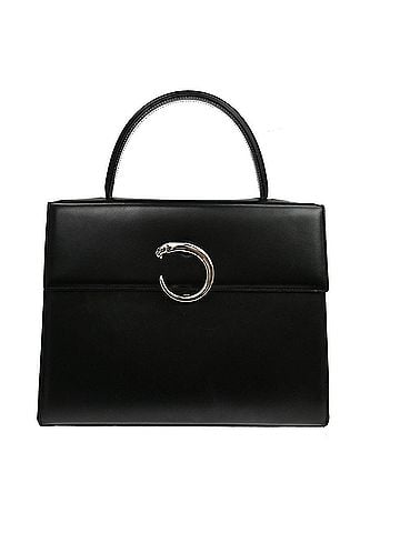 Cartier Panthère Leather Black Leather Handbag (view 1)