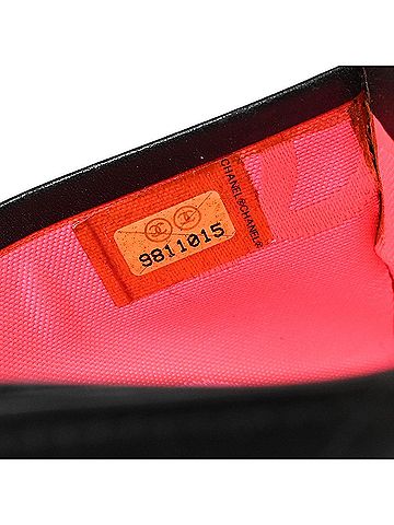 Chanel Cambon Card Holder Quilted Lambskin Black Leather Card Holders Accessory (view 2)