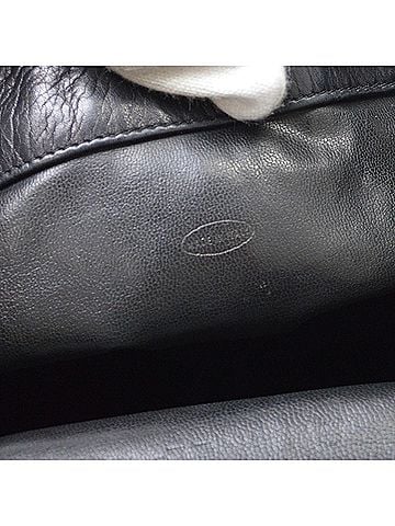 Chanel Cc Backpack Lambskin Black Leather Backpack Bag (view 2)