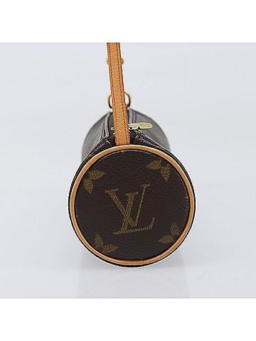 Louis Vuitton Papillon Pochette Monogram Canvas Brown Canvas Clutche &amp; Pouche Bag (view 2)