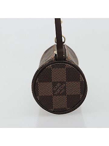 Louis Vuitton Papillon Pochette Damier Brown Canvas Clutche &amp; Pouche Bag (view 2)