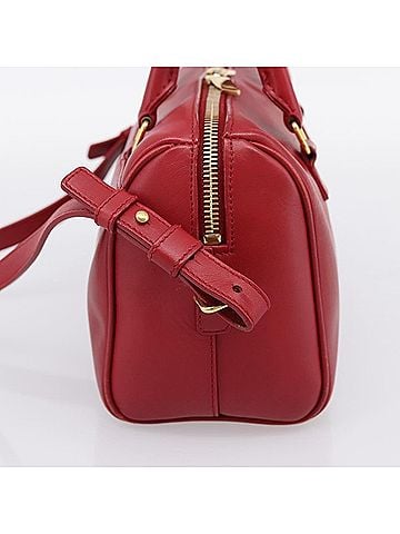 Saint Laurent Classic Baby Duffle Leather Red Leather Handbag (view 2)
