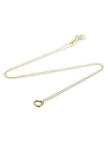 Tiffany & Co. Elsa Peretti Open Heart Pendant 18K Rose Gold Pink Pink_Gold Necklace Jewelry (view 1)