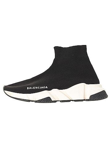 Balenciaga Balenciaga Speed Sneakers in Black Polyester (view 2)