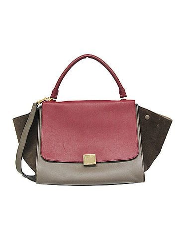 Céline Tricolor Trapeze Leather Multicolour Leather Handbag (view 1)