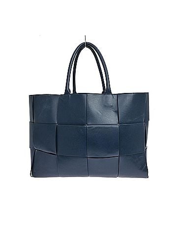 Bottega Veneta Arco Tote Maxi Intrecciato Leather Navy Leather Tote Bag Bag (view 1)