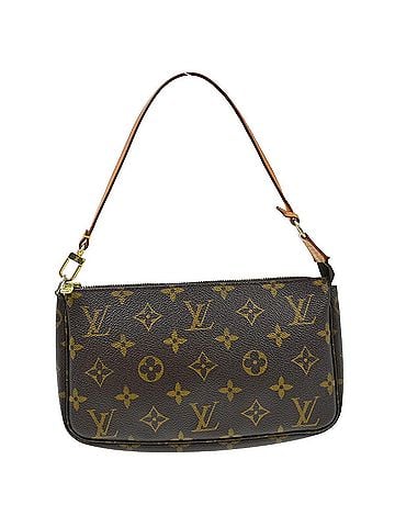 Louis Vuitton Pochette Accessoires Monogram Canvas Brown Canvas Clutche &amp; Pouche Bag (view 1)