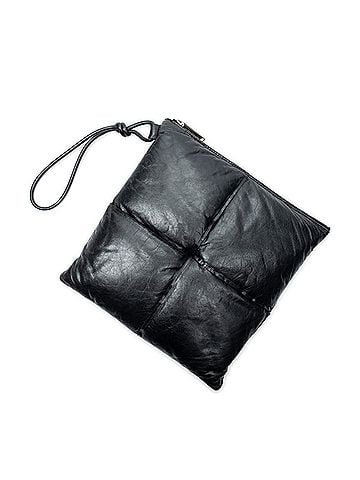 Bottega Veneta Padded Square Wristlet Clutch (view 1)