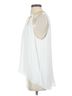 BCBGMAXAZRIA 100% Polyester Ivory Bcbgmaxazria Sleeveless Blouse Size S - photo 4