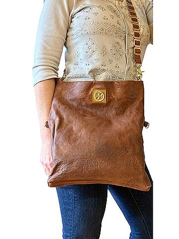Tory Burch Leather Shoulder Bag (view 1)