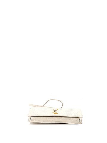 Saint Laurent Classic Monogram Phone Holder Shoulder Bag Crocodile Embossed Leather (view 2)
