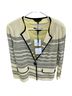 MING WANG Stripes Yellow Black Gray Blazer Size L - photo 1