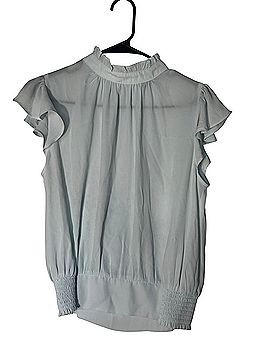 Ann Taylor Short Sleeve Blouse (view 1)