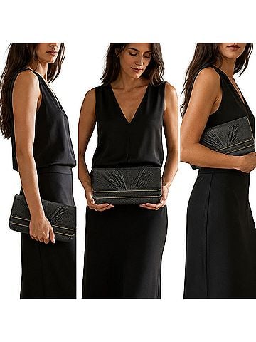 Lauren Merkin Leather Clutch (view 1)