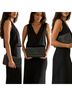 Lauren Merkin Black Leather Clutch One size - photo 1
