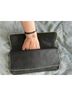 Lauren Merkin Black Leather Clutch One size - photo 14