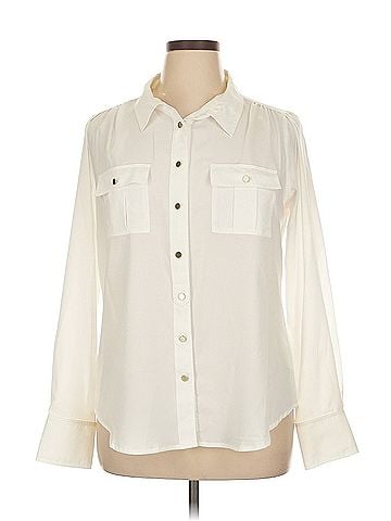 Calvin Klein Calvin Klein Long Sleeve Blouse (view 1)