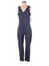 Athleta Animal Print Blue Athleta Jumpsuit Size 8 - photo 1