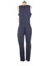 Athleta Animal Print Blue Athleta Jumpsuit Size 8 - photo 2