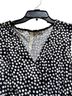 NY Collection Polka Dots Black White Jumpsuit Size XL - photo 1