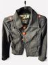Diesel 100% Cotton Stripes Black White Brown Jacket Size XS - photo 3