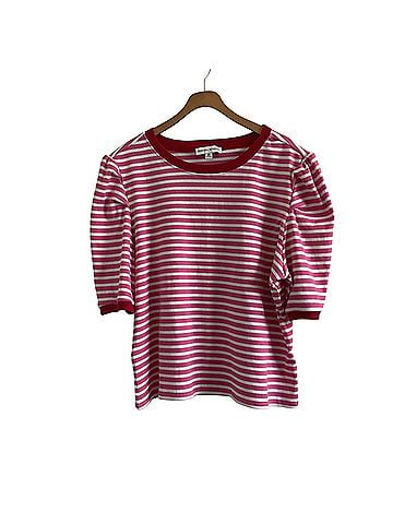 Rebecca Minkoff pink stripe Short Sleeve Blouse (view 1)