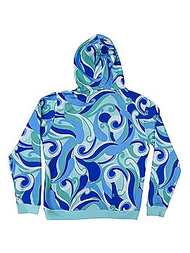 Hill House Allie Zip Up - Ocean Kaleidoscope Pullover Hoodie (view 2)