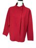 Eileen Fisher 100% Wool Solid Red Wool Coat Size XS - photo 1
