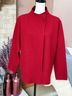 Eileen Fisher 100% Wool Solid Red Wool Coat Size XS - photo 6