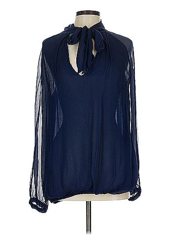 7 For All Mankind 7 For All Mankind Long Sleeve Silk Top (view 1)