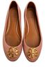 Tory Burch 100% Leather Pink Flats Size 6 1/2 - photo 1
