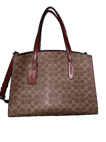 Coach Leather Tote (view 1)